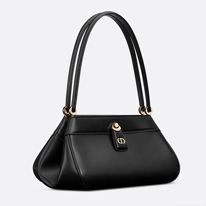 Cheap Box Calfskin Small Black Bag Key Dior 0717 Luxury